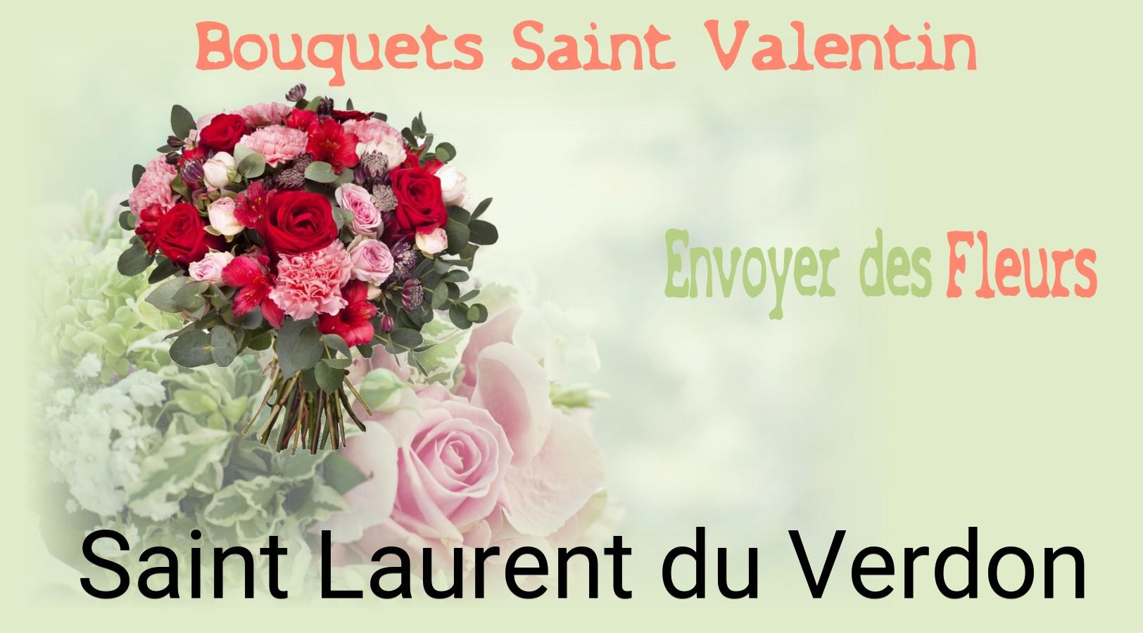 Roses de Saint-Valentin livrées à Saint-Laurent-du-Verdon